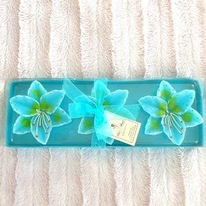 Flower candles gift set